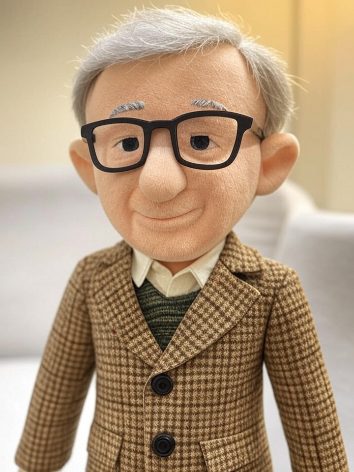 Woody Allen Plush Doll